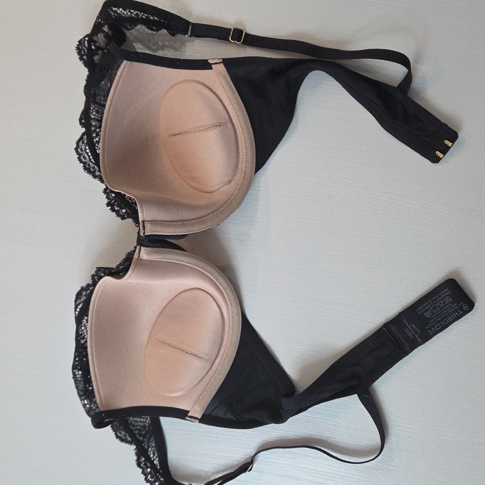 ThirdLove 24/7 Lace Contour Plunge Bra, 34B - Picture 4 of 7